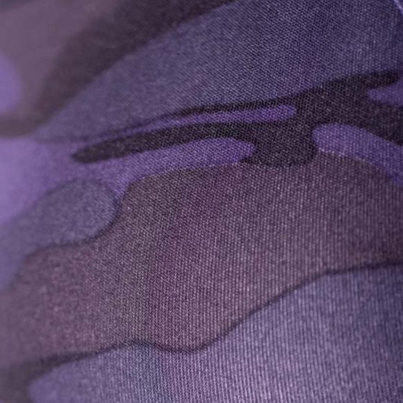 Criss Cross Back Navy Camo Cropped Tank Top - Picture 6 of 6